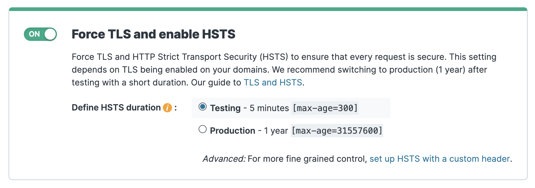 Forcing TLS for Taco Labs